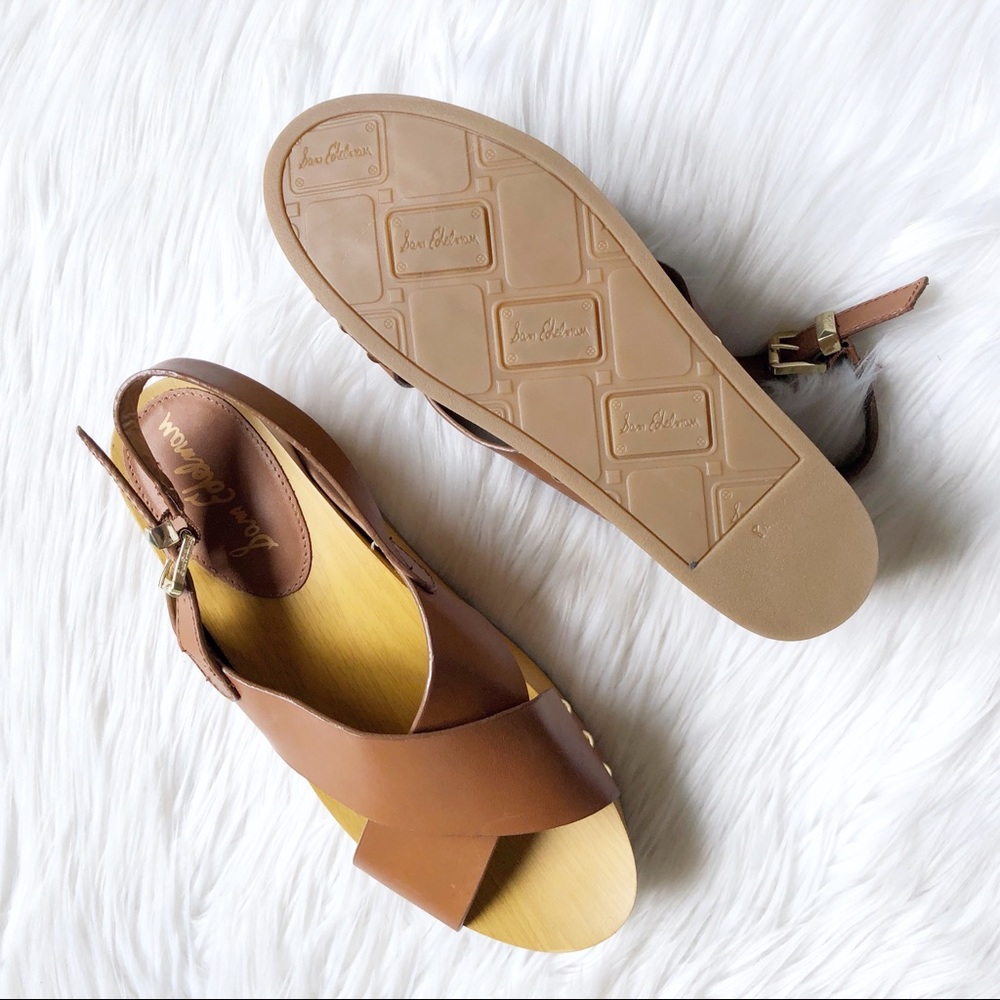 Sam Edelman Bentlee Platform Wedge Sandal in Brown - Picture 7 of 7